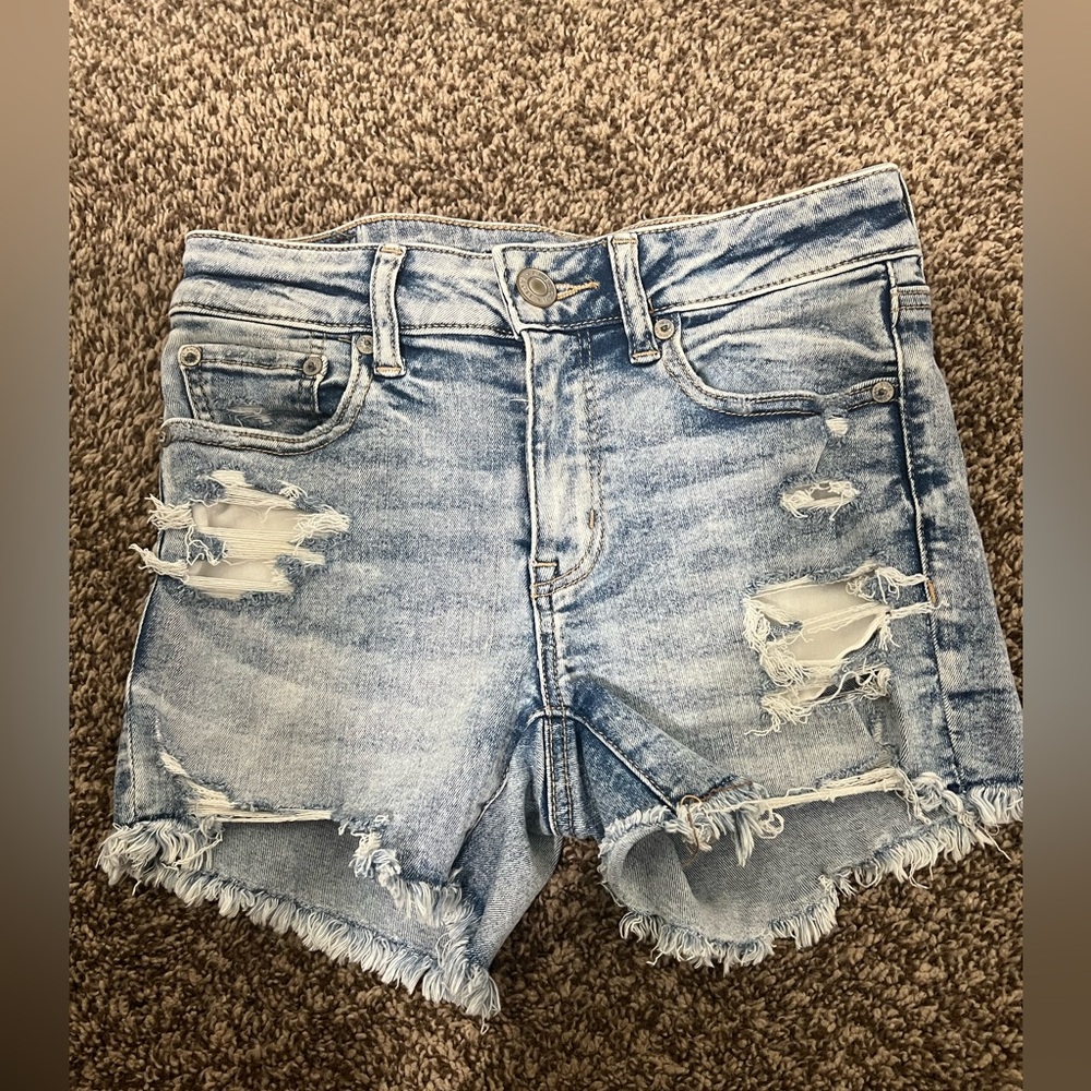 AE high rise midi short
